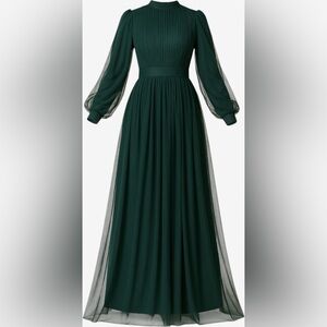 Elegant Green Evening Gown